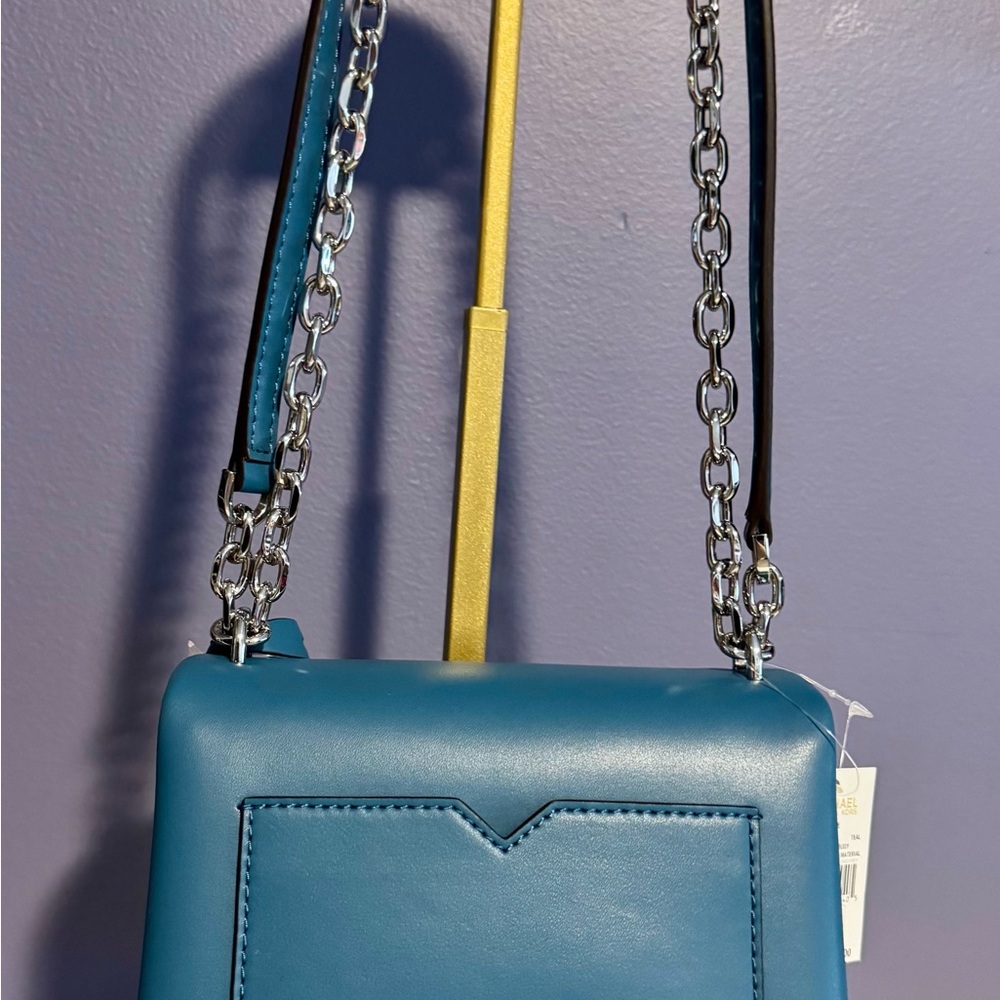 Michael Kors Cece Blue Leather Bag-NWT - Picture 3 of 7